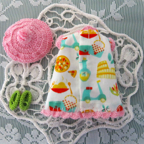 レトロリカちゃん（復刻版初代リカちゃん)用 お洋服 アウトフィット