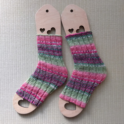 ２wayレッグウォーマー☆パプリカ色＊洗濯機OK 1枚目の画像