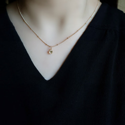 【4wayで大活躍】ミモザカラー セット 14kgf ネックレス シトリン ペリドット 春色 金属アレルギー対応 ギフト 11枚目の画像