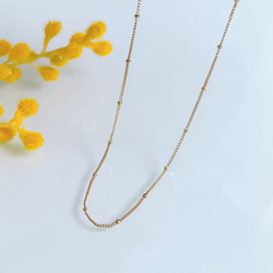 【4wayで大活躍】ミモザカラー セット 14kgf ネックレス シトリン ペリドット 春色 金属アレルギー対応 ギフト 8枚目の画像