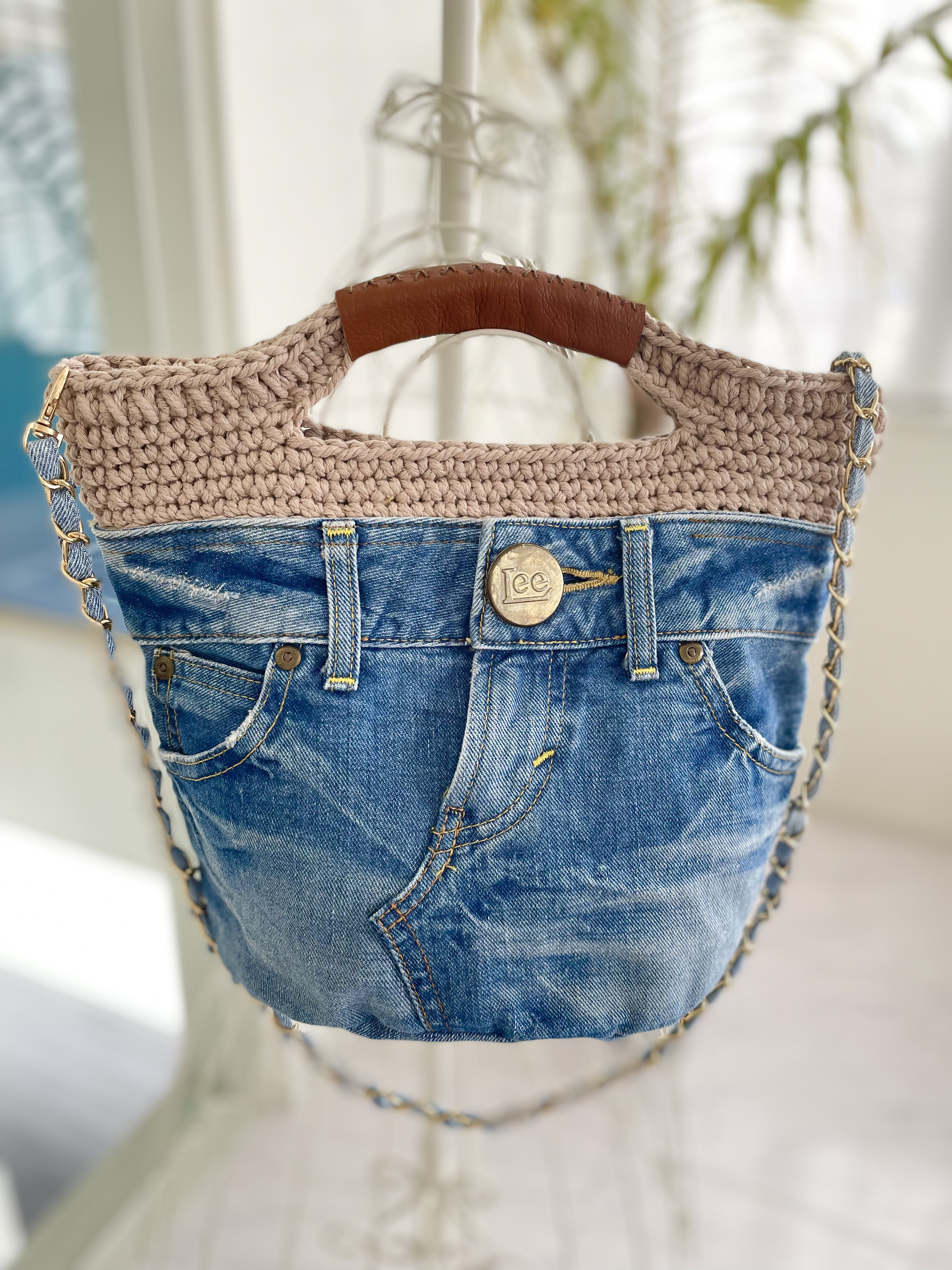 ★モコモコ★様 ハンドメイドバッグ デニムリメイクバッグ リメイクデニム カゴ ☆モコモコ☆様 ハンドメイドバッグ デニムリメイクバッグ