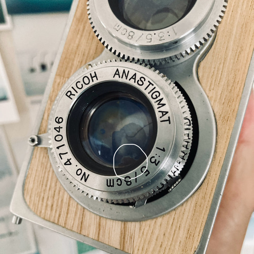 修理&カスタマイズ済】Ricohflex VII / 80mm F3.5 その他アート ECRU