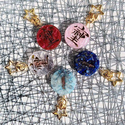 そしじ』ガーネット☆オルゴナイトネックレス✨波動入り✨ ネックレス