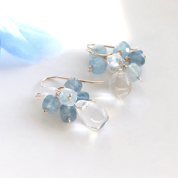 アクアマリン ピアス の人気通販｜Creema(クリーマ) ハンドメイド
