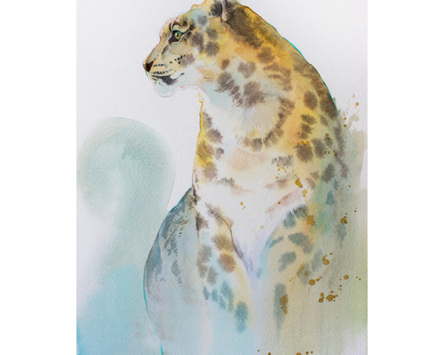 Majidu｜ヒョウの絵画 JY × Meiji Hijikata｜The Fusion of Calligraphy and Art: The