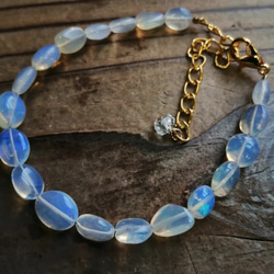 ◇パワー◇ストーン◇◇白瑪瑙龍神天珠＆ピンクオレンジアベンチュリン