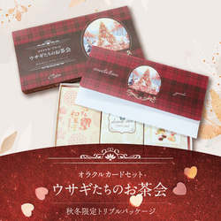 ﾟ＊.｡. 秋冬限定・3点セット『ウサギたちのお茶会』オラクルカード