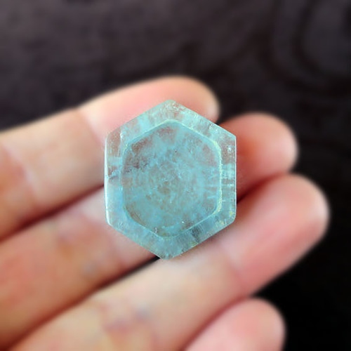 トラピッチェ アクアマリン 26.85ct ナイジェリア産｜磨き・原石・鉱物