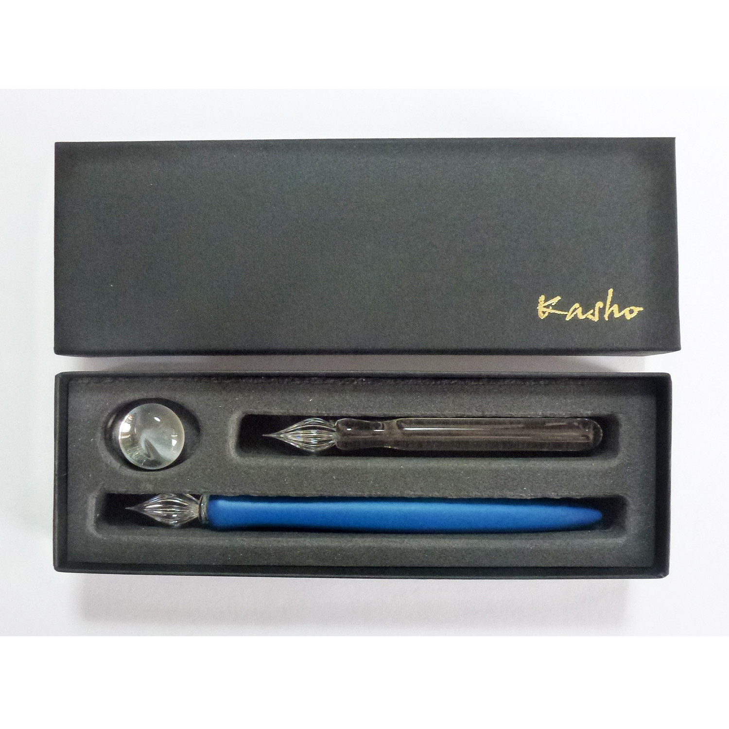 ウッドガラスペン プレミアム TWIN GIFT　WGP-５ TW-GIFT (ブルー)