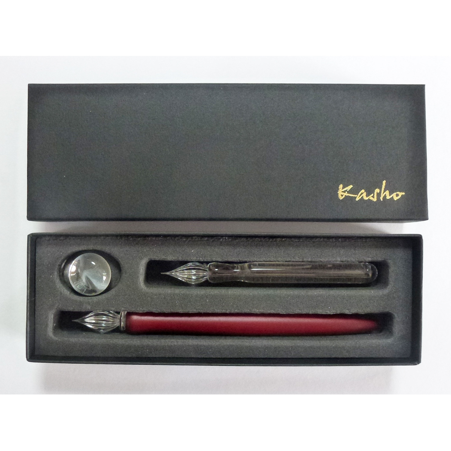 ウッドガラスペン プレミアム TWIN GIFT　WGP-４ TW-GIFT (ボルドー)