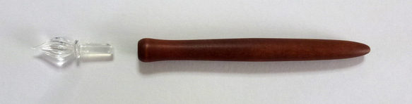 ウッドガラスペン プレミアム TWIN GIFT　WGP-２ TW-GIFT (ブラウン) 4枚目の画像