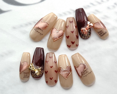 3dネイルパーツ チョコレート バレンタイン ネイルパーツ デコパーツ