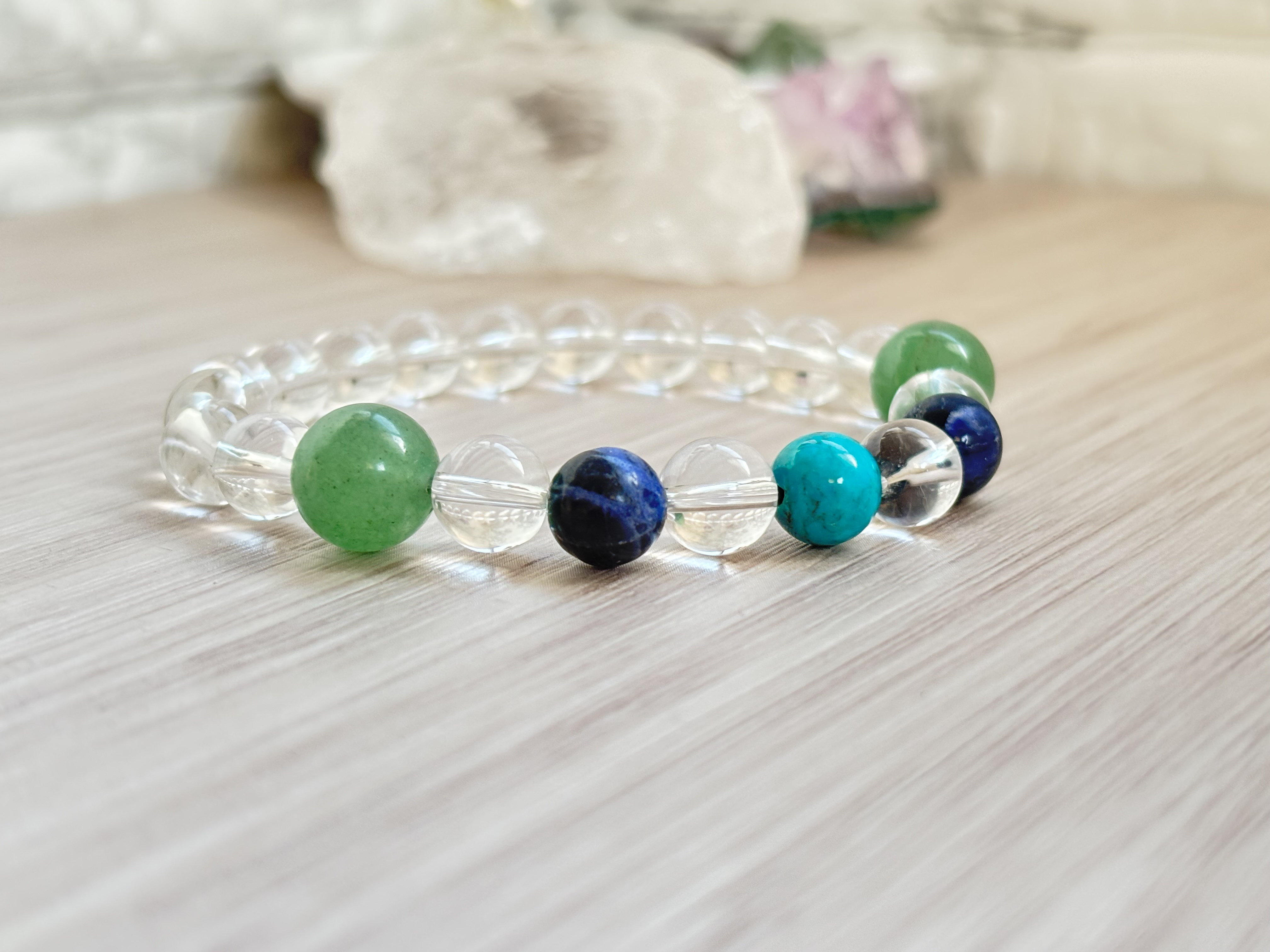 ⭐︎安らぎと調和の輝きで、旅を照らす⭐︎ ターコイズ・アベンチュリンetc 天然石ブレスレット
