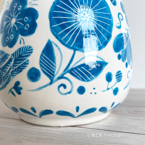 新作】ミルクピッチャー 〜Jardín〜 004SB ミルクピッチャー 陶