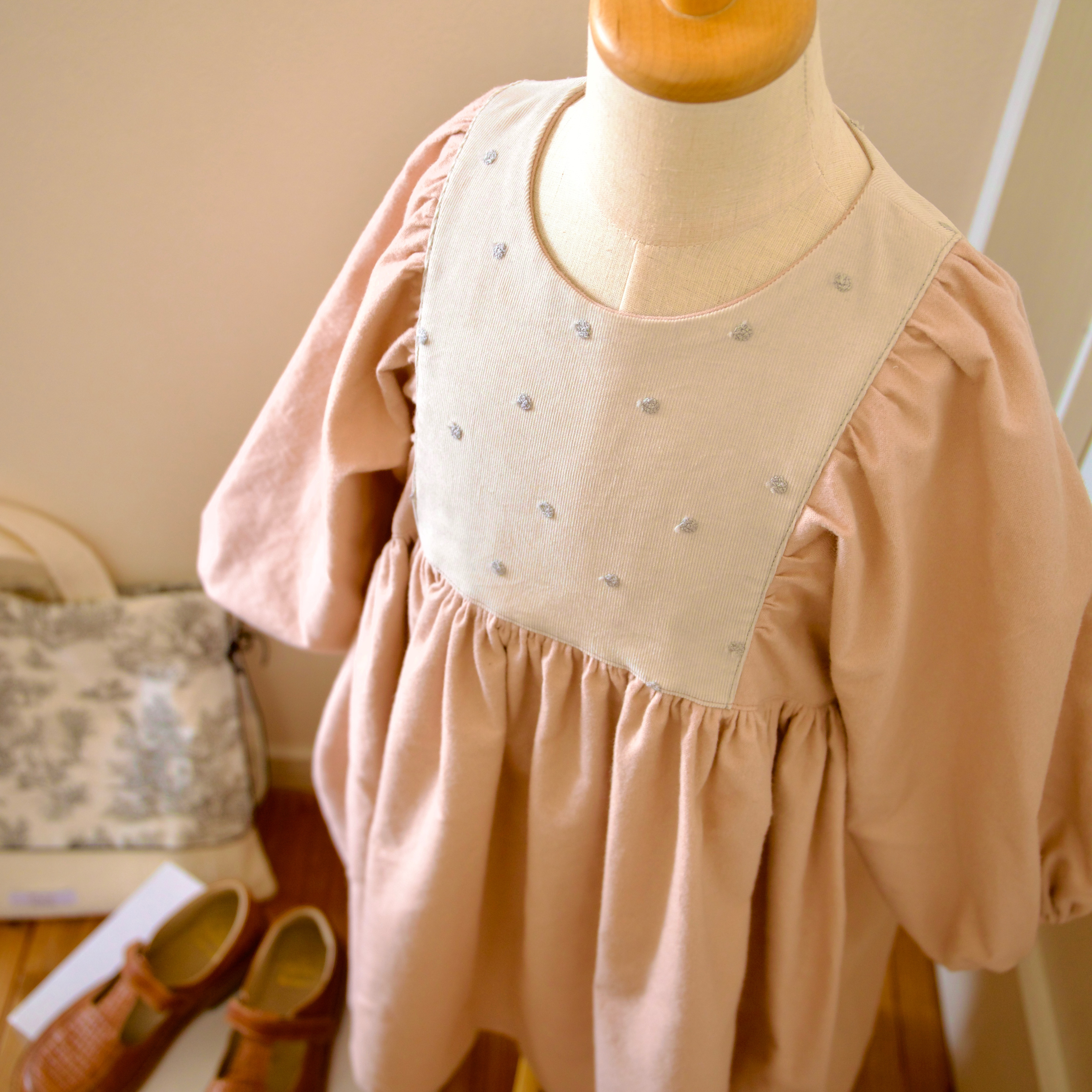 入学式に♡春待ちワンピース90-140／受注制作【入園入学2026】ひなまつり・入園式・入学式