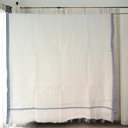 手紡ぎ手織り/93cm×170cm/ガムチャタオル/カディ/インド 5枚目の画像