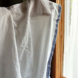 手紡ぎ手織り/93cm×170cm/ガムチャタオル/カディ/インド 10枚目の画像