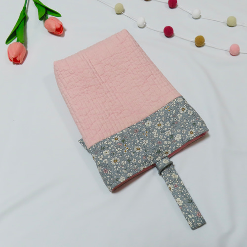 ☆送料無料☆上品可愛い♡花柄♡フリルつき♡ヌビレッスンバッグ