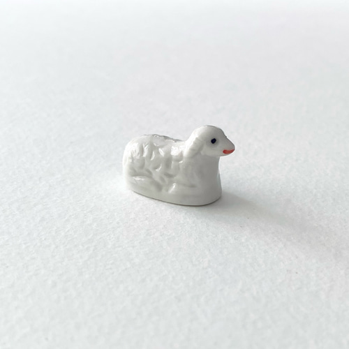 フランス製 フェーヴ アンティーク 羊 陶器 その他インテリア