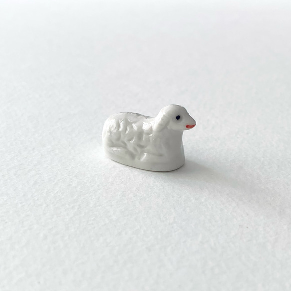 フランス製 フェーヴ アンティーク 羊 陶器 その他インテリア