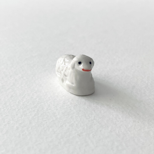 フランス製 フェーヴ アンティーク 羊 陶器 その他インテリア