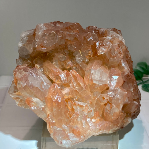 レインボー✨ タンジェリンクォーツ 原石 ラフストーン クラスター