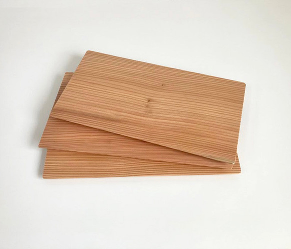 天然木製（杉）ランチョンマット 杉コースター 日本製 プレート 無垢材