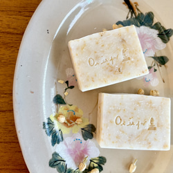 ジャスミン石鹸　Jasmine Soap  Savon de Jasmine ハンドメイド石鹸　【１個】 4枚目の画像