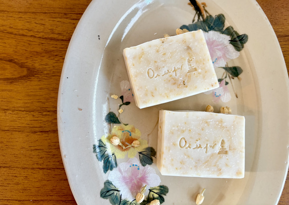 ジャスミン石鹸　Jasmine Soap  Savon de Jasmine ハンドメイド石鹸　【１個】 4枚目の画像