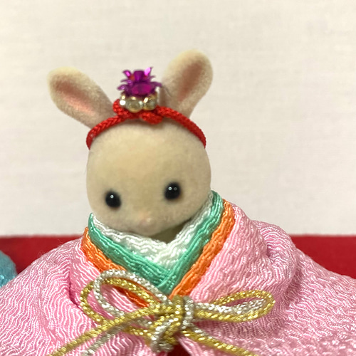 シルバニア赤ちゃん ひな祭り 着物着せかえ ひな人形・雛飾り 縫子mido