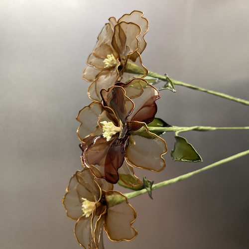 ホの花【3本セット】#ディップフラワー#ディップアート