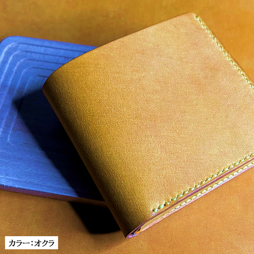 POSUMA 薄型二つ折り財布 二つ折り財布 Yona's Leather 通販