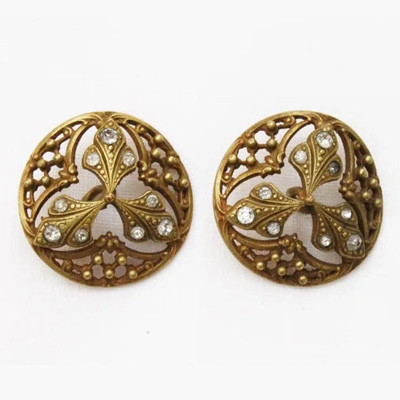 金属装飾ボタン2pcs（No.3545）