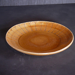 飴色ひまわり皿 99.23.PL 5枚目の画像