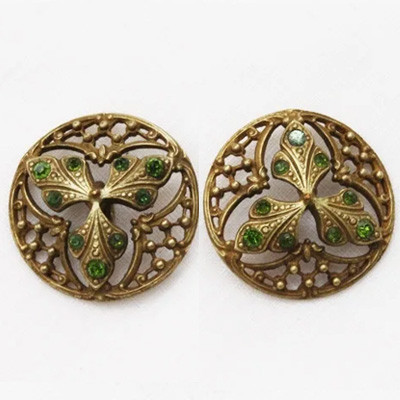 金属装飾ボタン2pcs（No.3059）