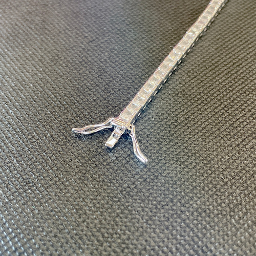 キュービックジルコニア CZ テニスブレスレット 人工ダイヤモンド