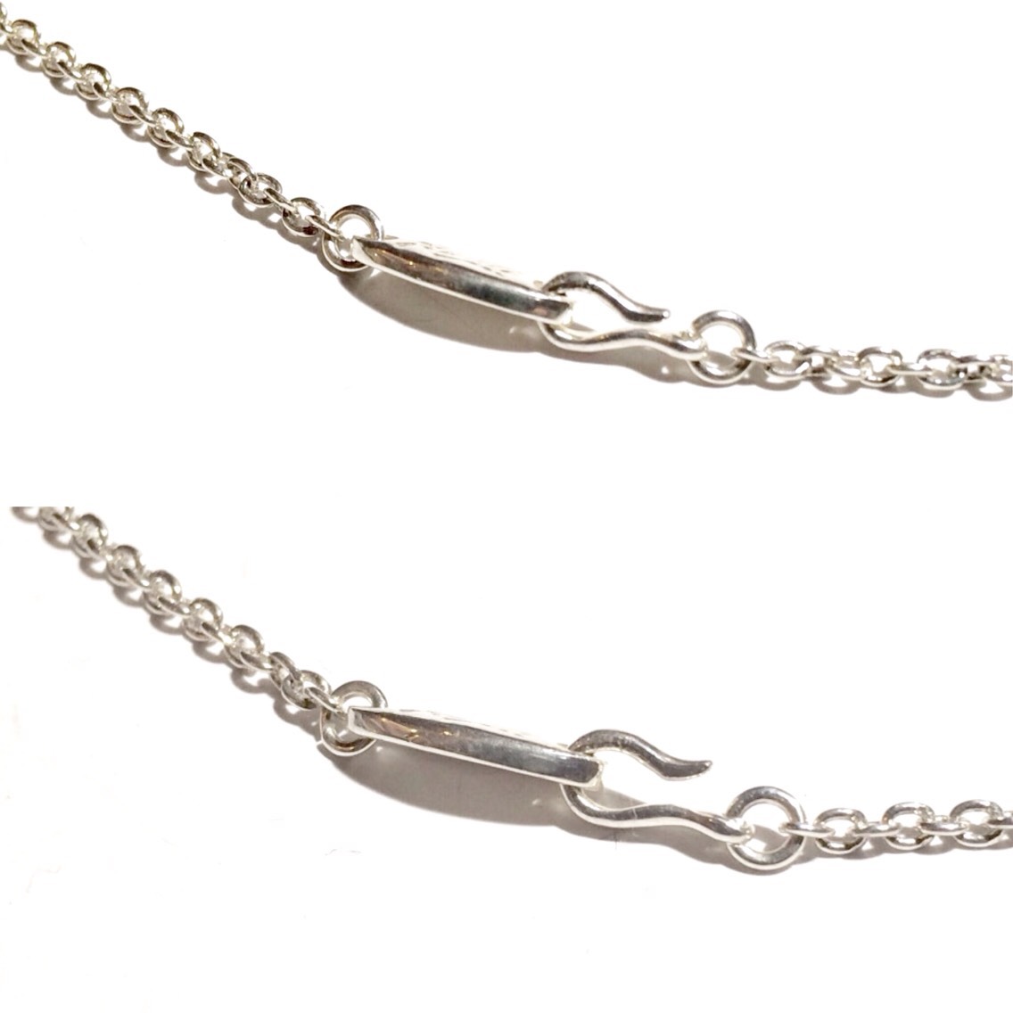 再入荷！純銀製＊あずき2mmチェーン 51cm