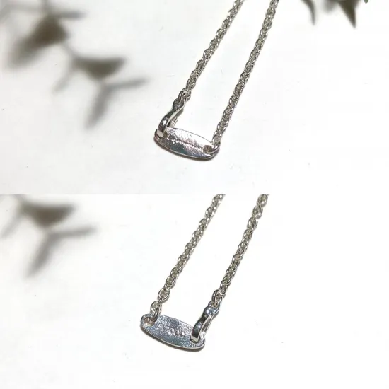 再入荷！純銀製＊あずき2mmチェーン 51cm