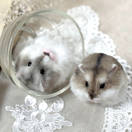 まんまるハムスターのぬいぐるみ《セミオーダー可》 ぬいぐるみ