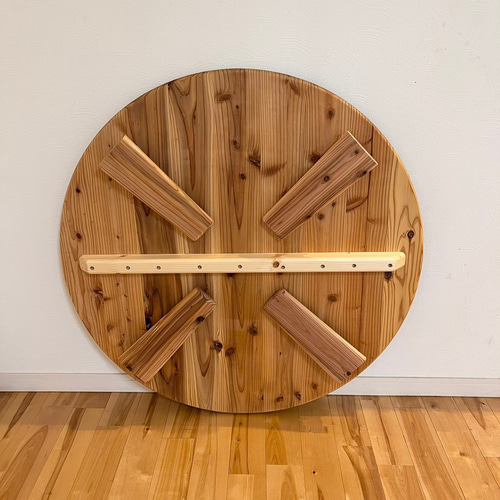 ちゃぶ台（１００年もの） 古家具 昭和レトロ 黒脚丸ちゃぶ台 | MANSIKKA antiquesMANSIKKA