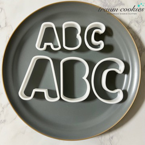 全種セット・大サイズ】アルファベットのクッキー型 クッキー型