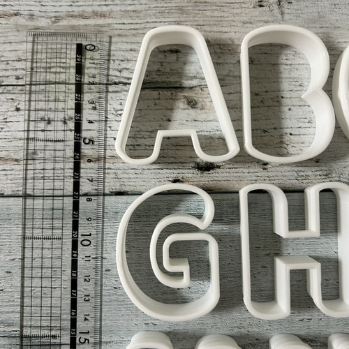 全種セット・大サイズ】アルファベットのクッキー型 クッキー型