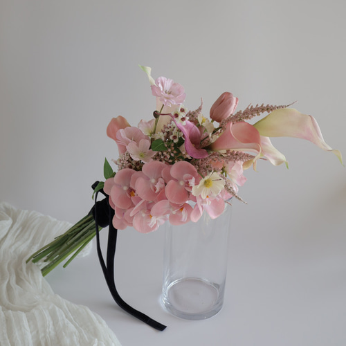 企画対象20】大人婚の格を上げるピンクブーケ／前撮り／結婚式／アーム