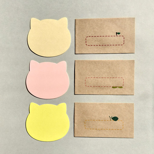 猫の顔メッセージカード（和猫） メッセージカード まめ 通販 18804223