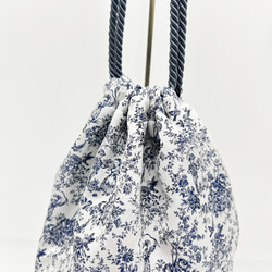 Lamp bag(toile de jouy) ランプ型巾着バッグ 4枚目の画像