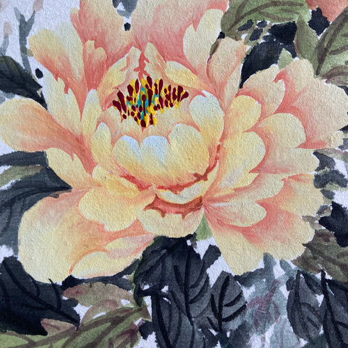 牡丹の水彩画「大輪の花」と「富貴」を描きました ｜ 毎日水彩画