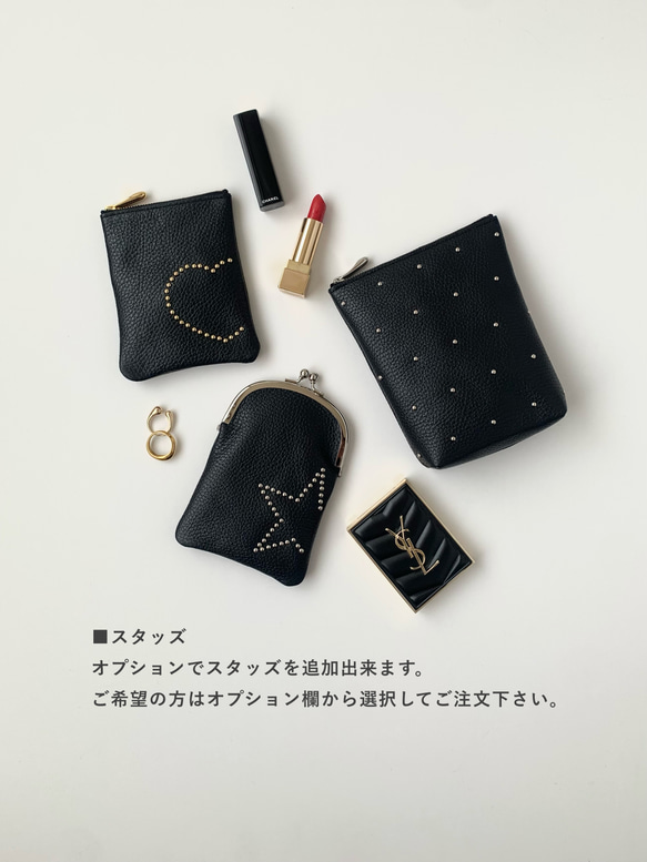 新色「一度使ったら手放せない♡」太めのリップが4本入る！縦長ポーチ(S) コスメポーチ リップポーチ 赤ポーチ 11枚目の画像