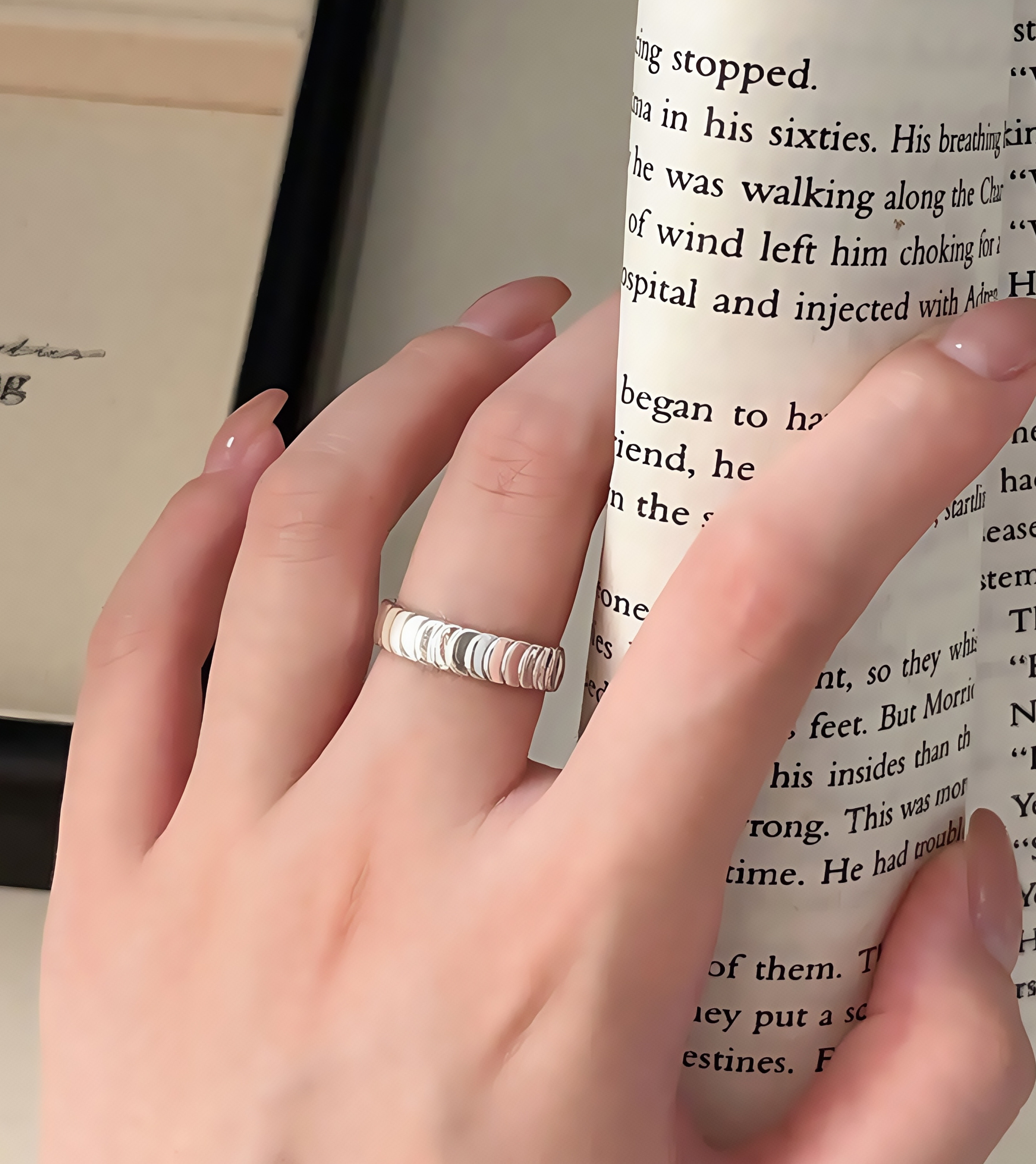 新作！|手作りの温もりとクラシックな美|S925純銀リング