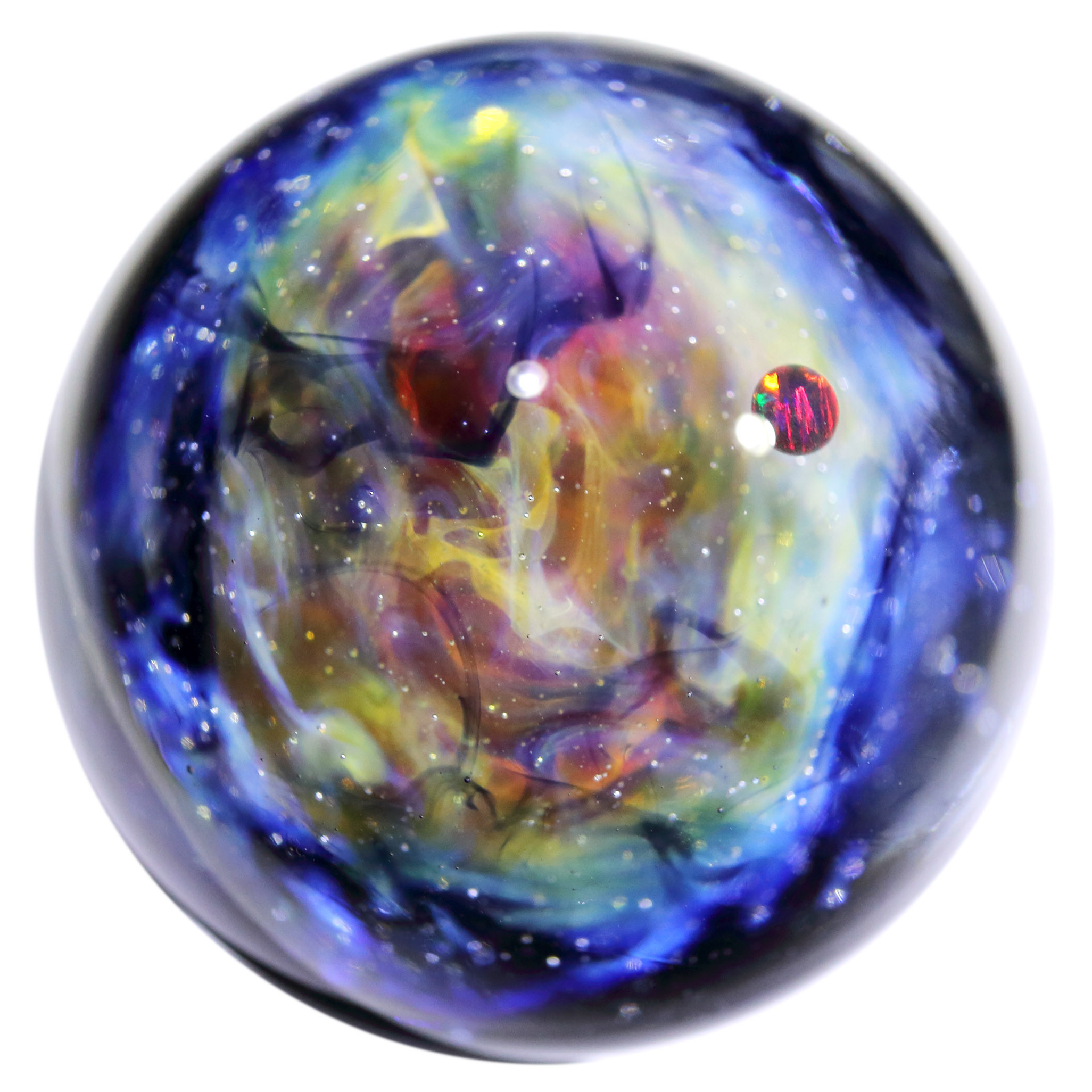 44mm 宇宙ガラスマーブル - オブジェ  no.M205