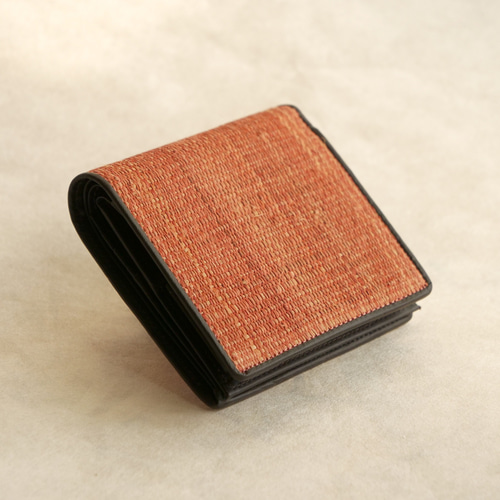 伝統的工芸品 アットゥㇱ織 二つ折り財布 【貝澤雪子 作】 二つ折り